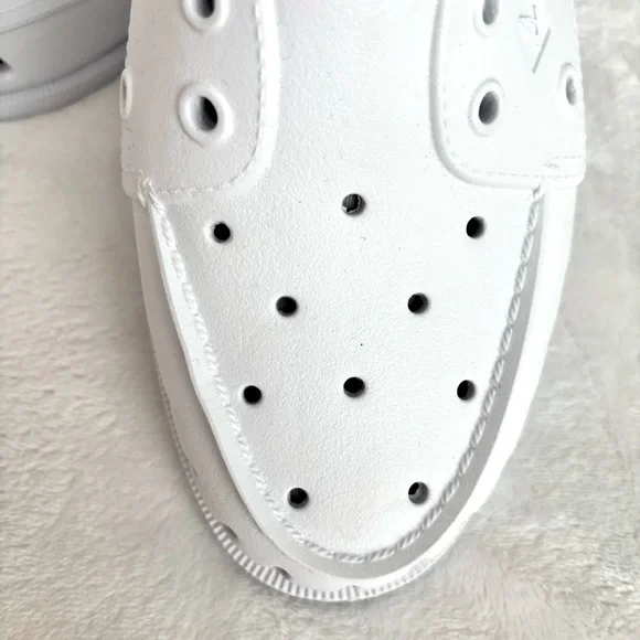SPERRY Authentic Original Float Cozy Slip-On White Boat Shoe--NEW--8 - Picture 4 of 16
